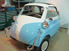 Isetta microcar after restoration